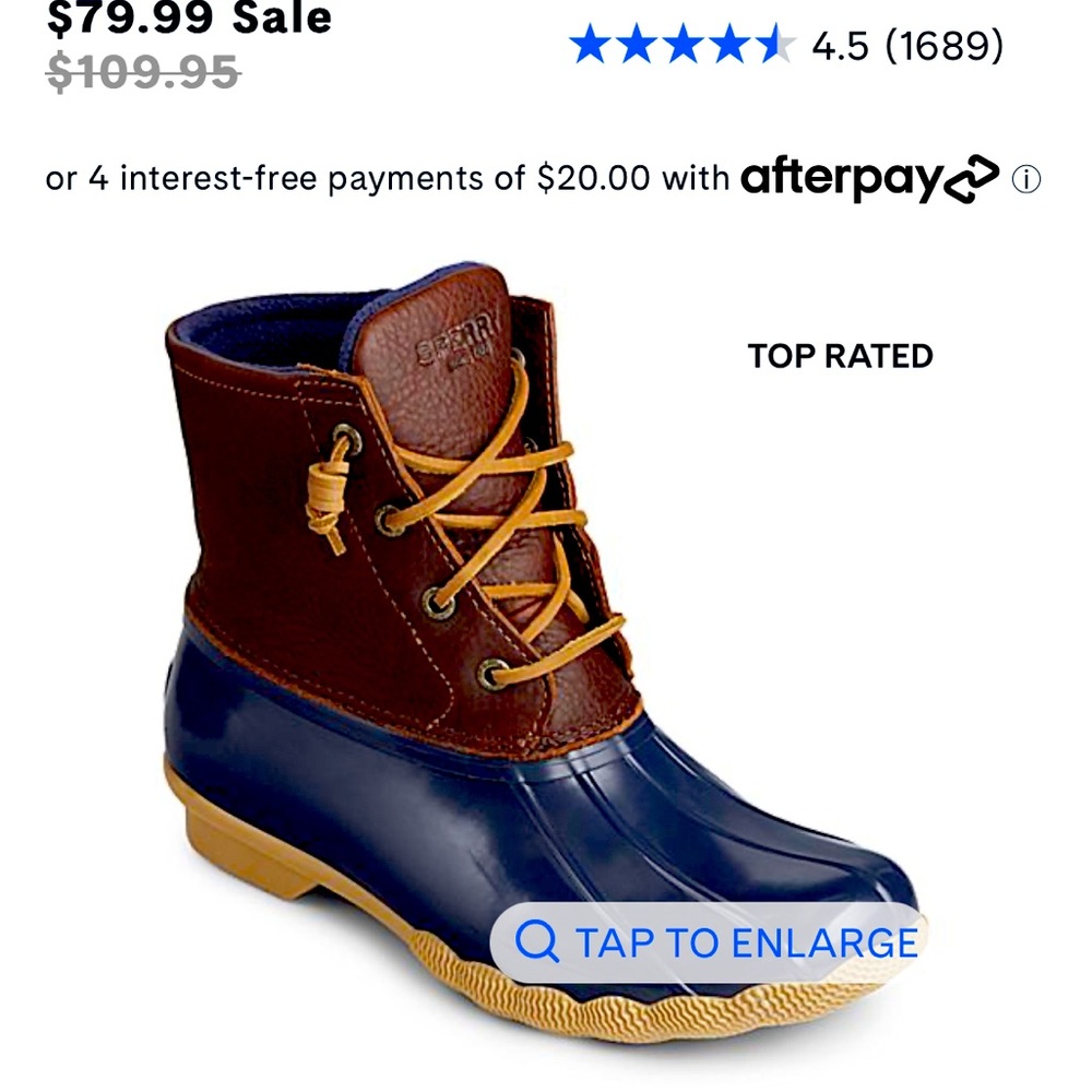 Sperry Duck Boots